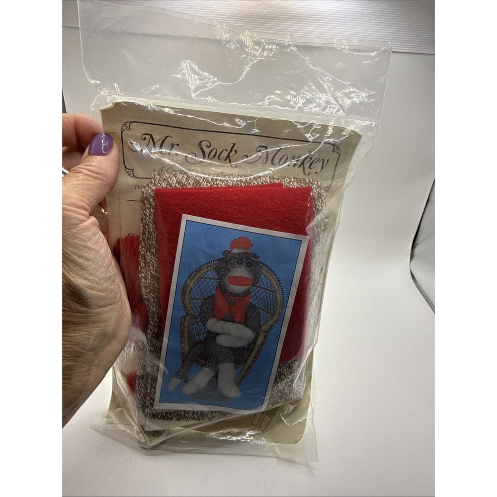 Vintage 2004 Mr. Sock Monkey Kit  New